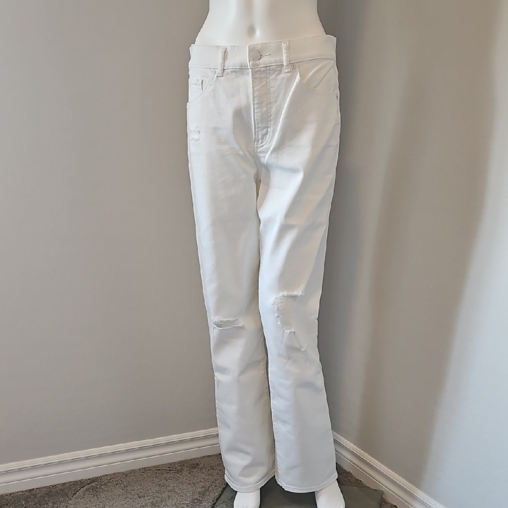 Express Women's Boot Cut Jeans - White